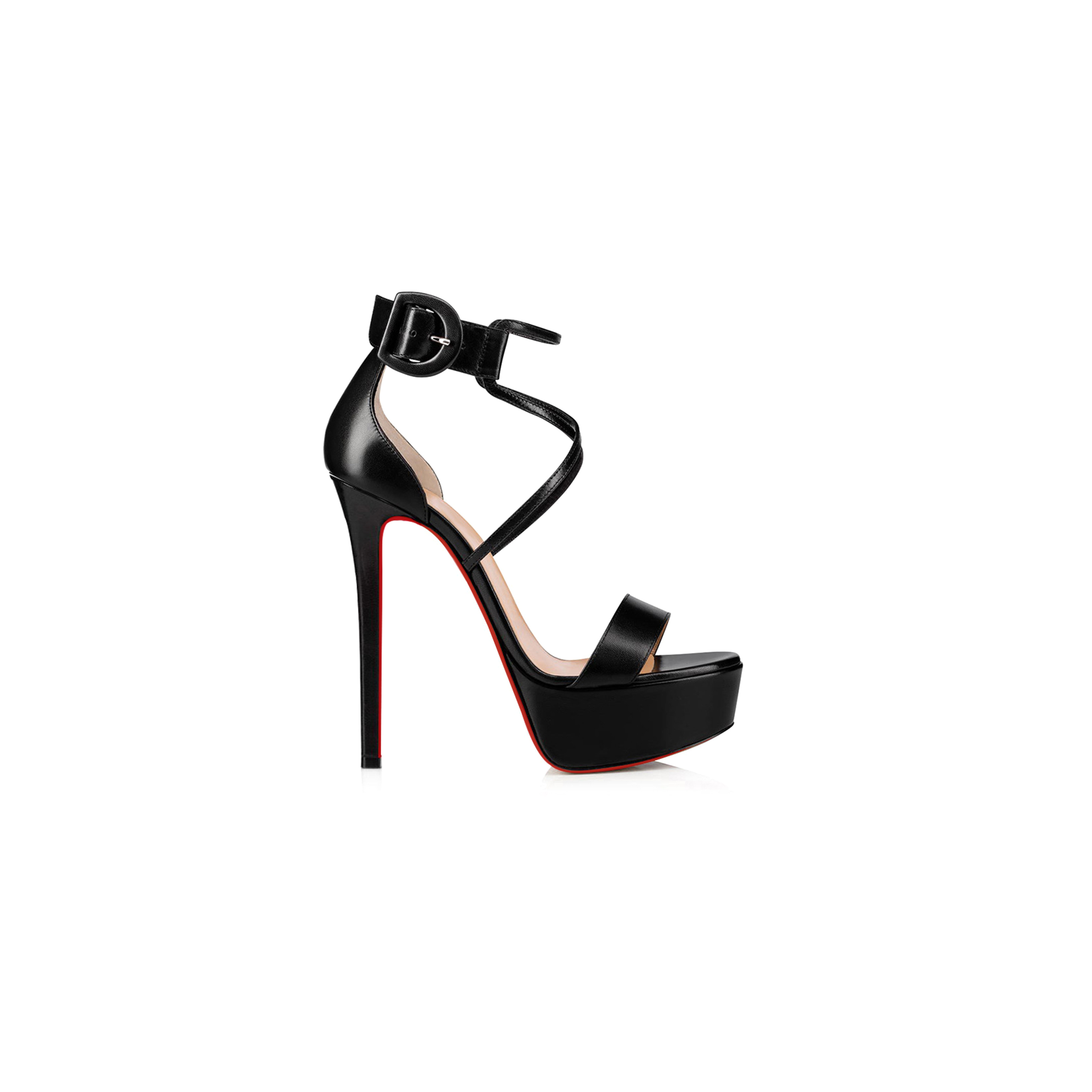 Chr1st1an louboutin choca 150 black platform heels 1190566bk01